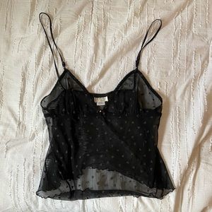 Sexy Sheer lingerie heart camisole